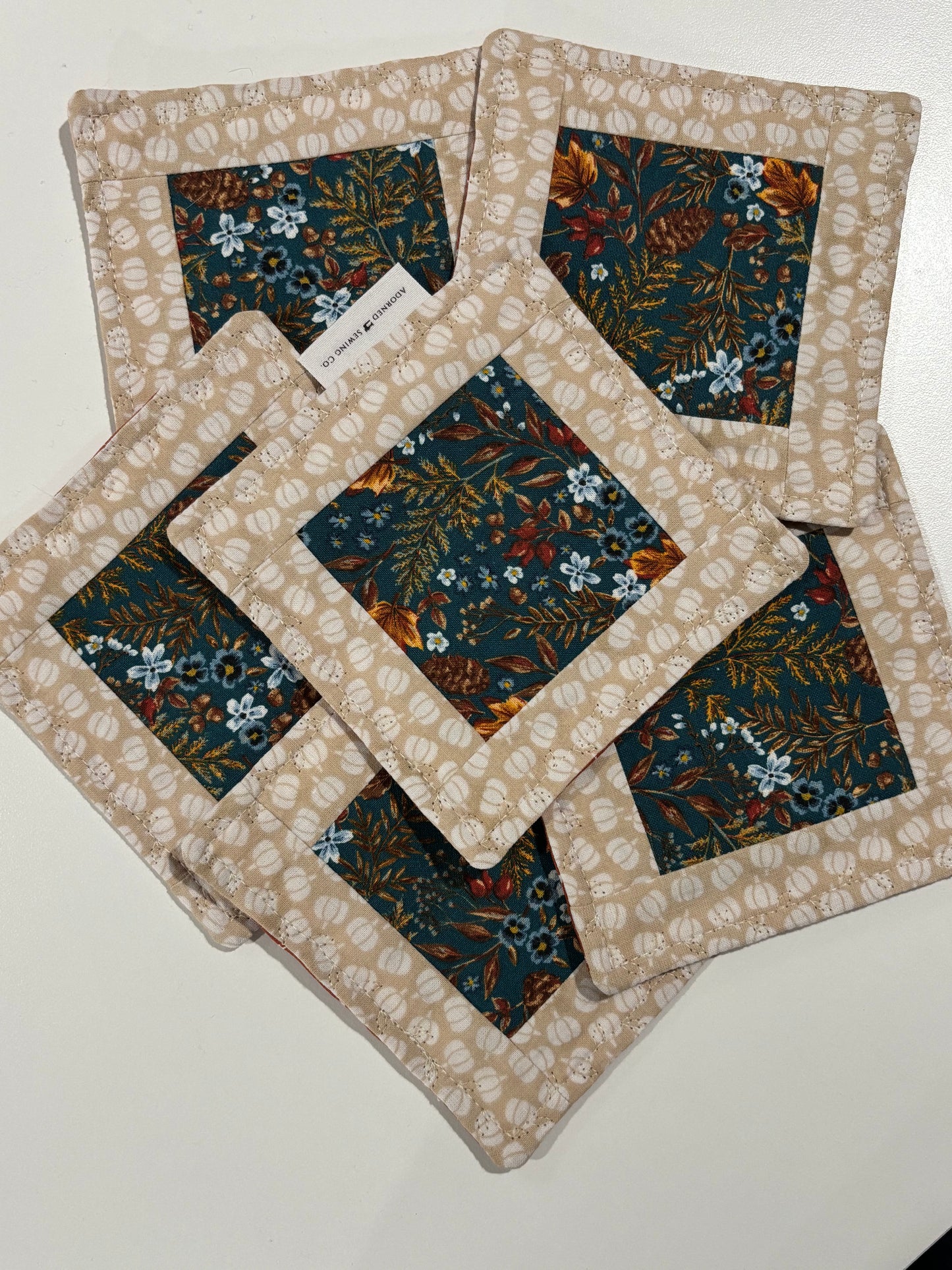 Floral Fall Coasters