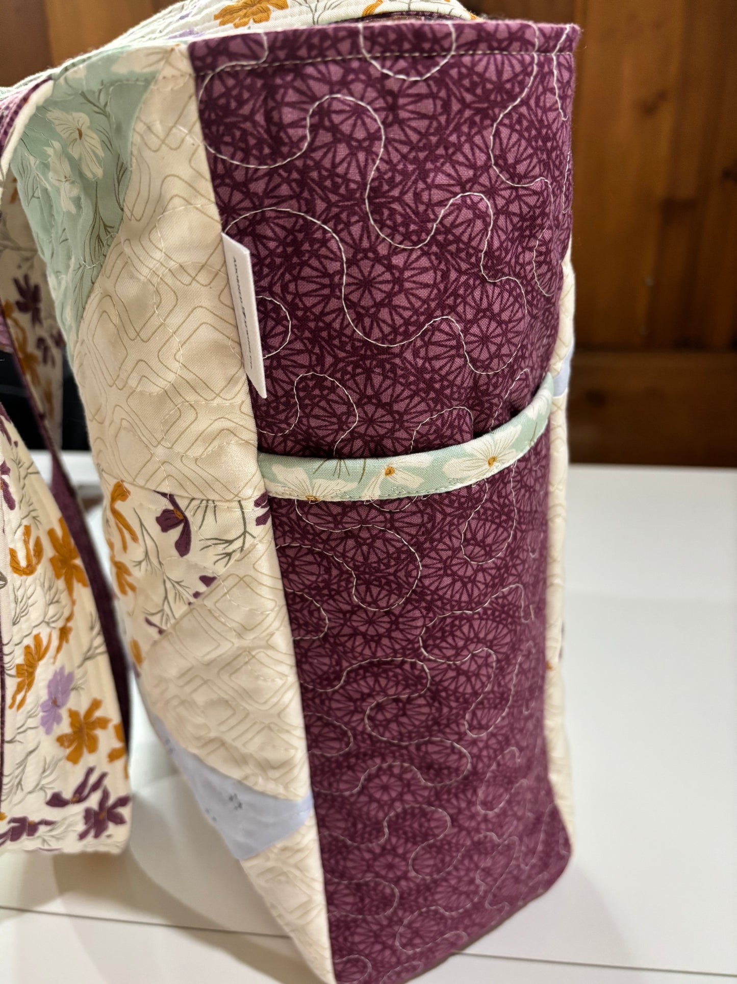 Sea Glass Quilted Tote Bag