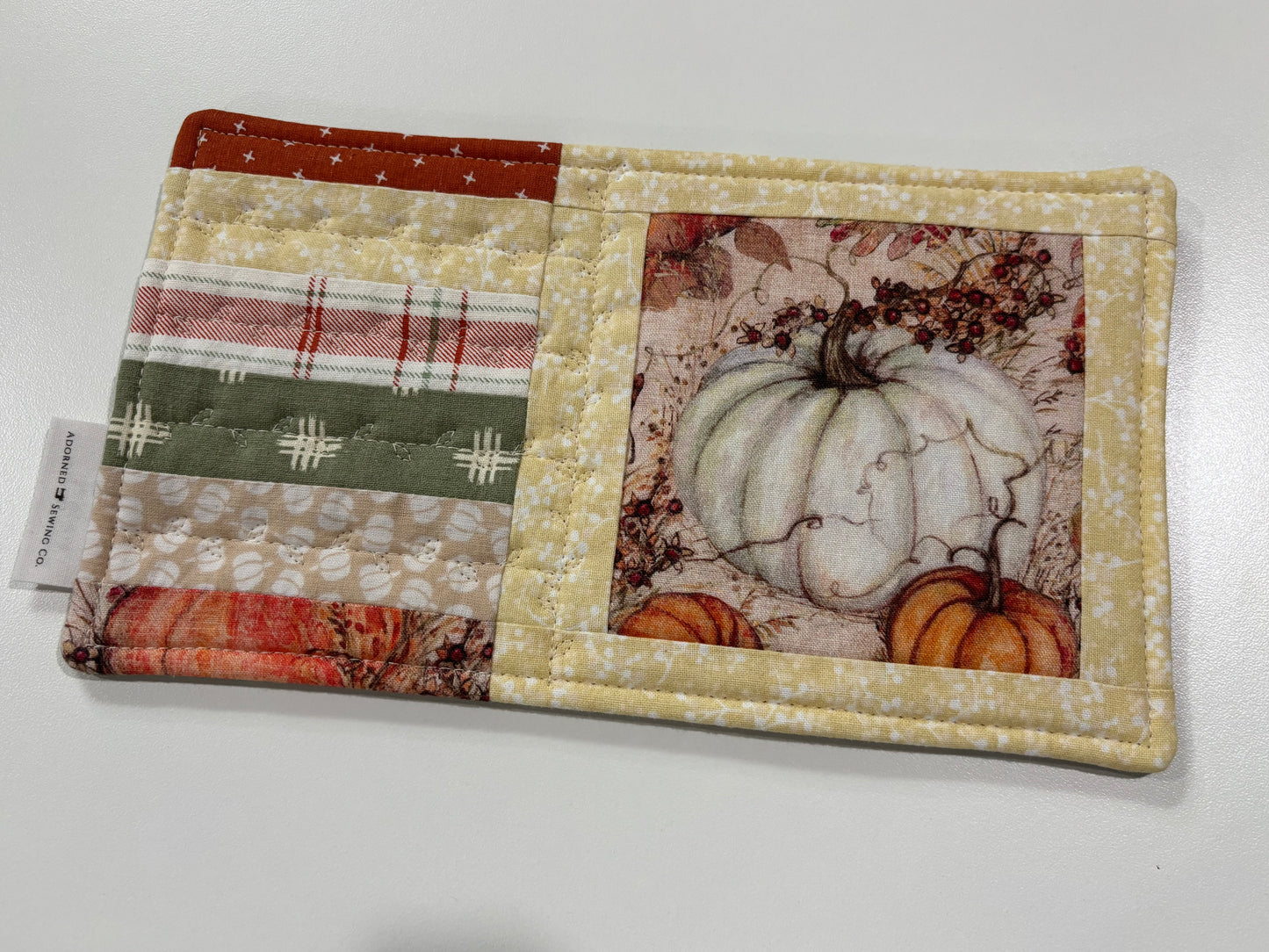 Fall Mug Rug Green