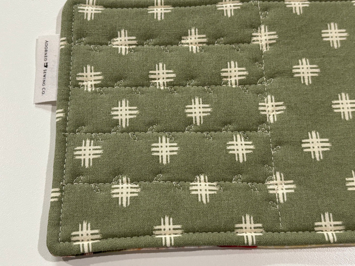 Fall Mug Rug Green