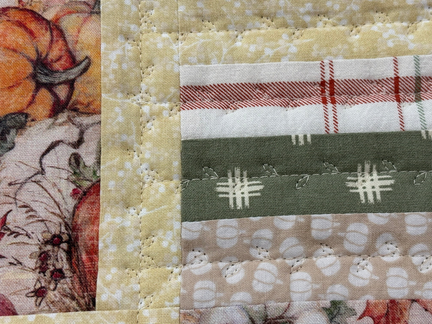 Fall Mug Rug Green