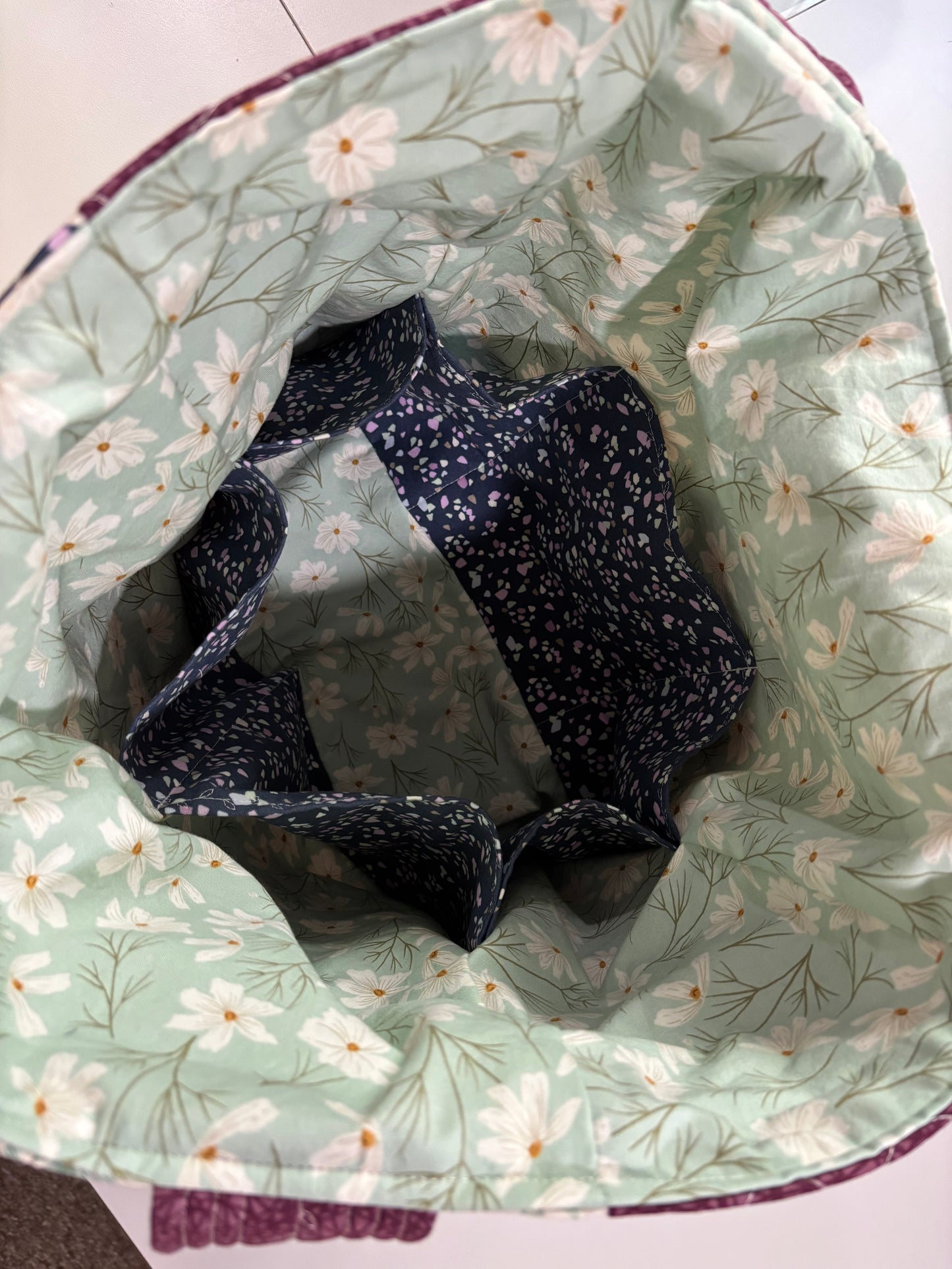 Sea Glass Quilted Tote Bag