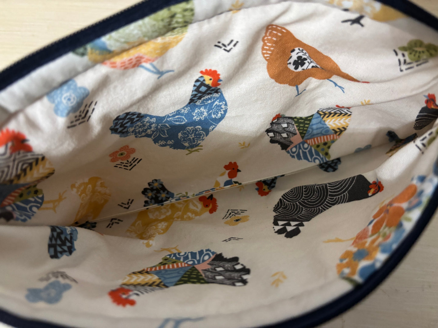 Chicken Zipper Pouch Small