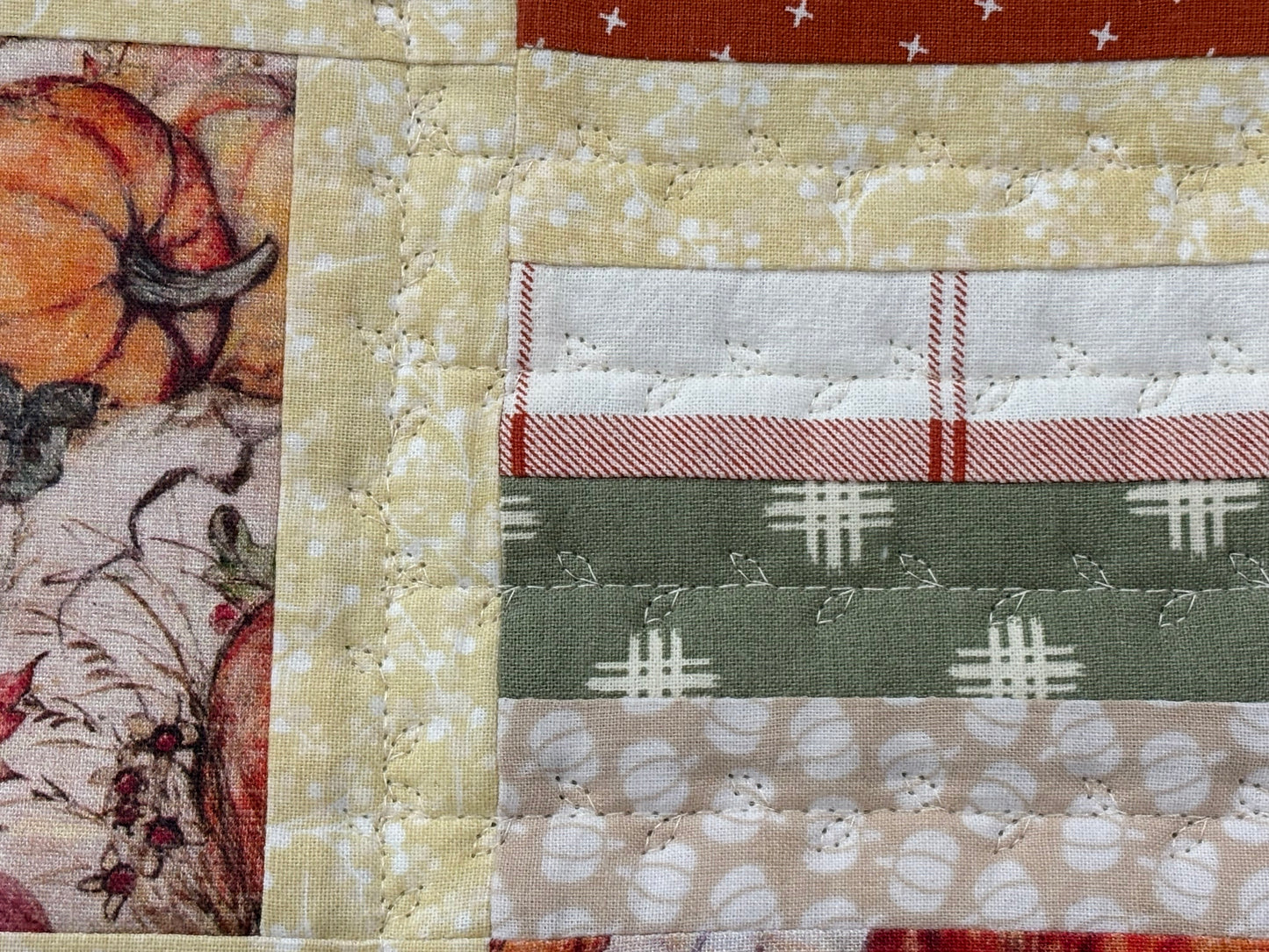 Fall Mug Rug Green