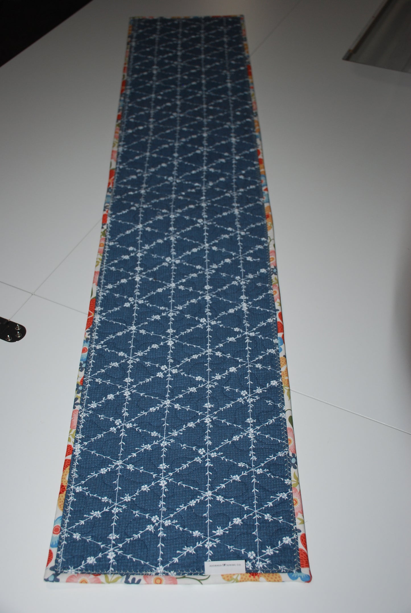 Chicken and Flower Long Table Runner