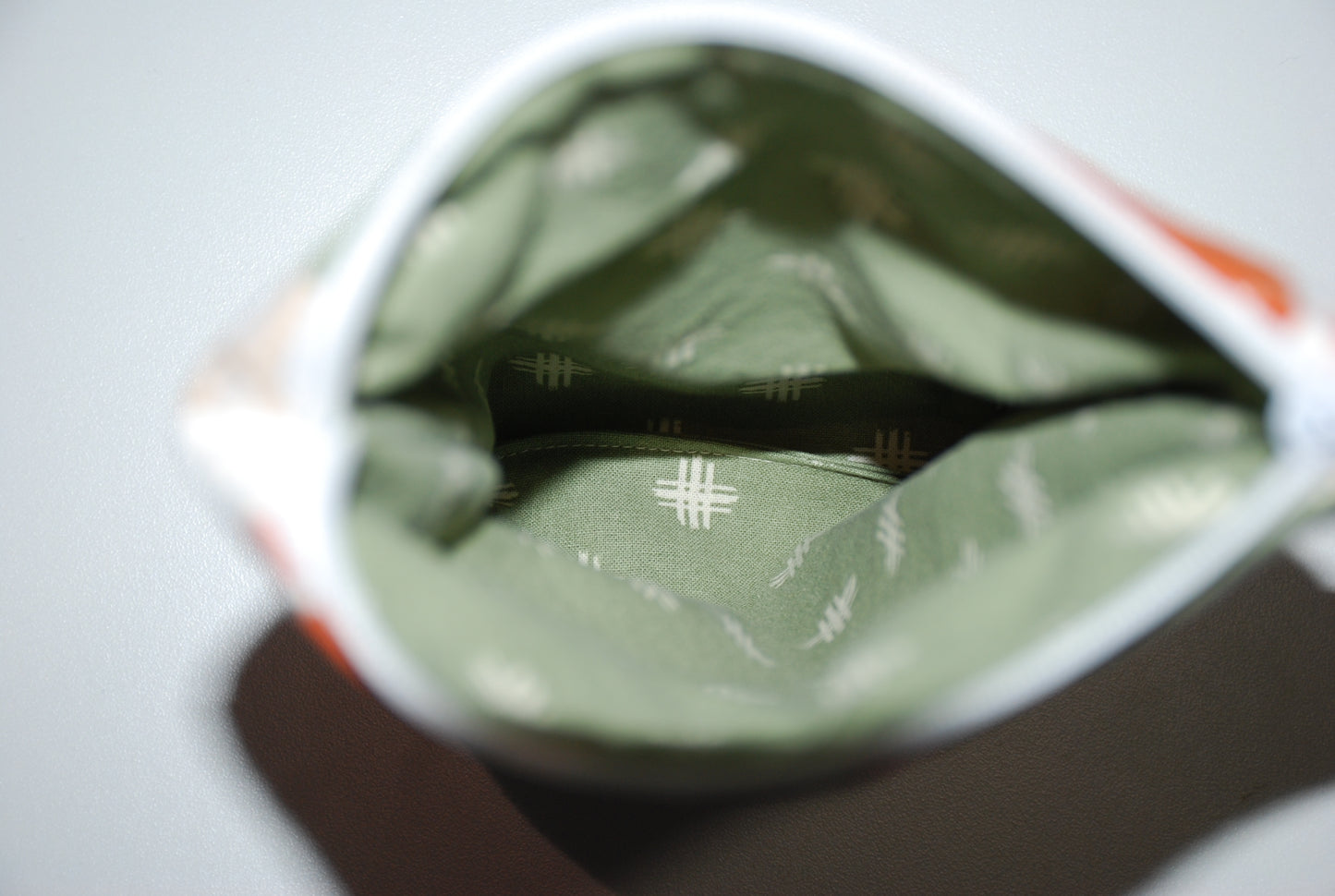 Fall Pumpkin Zipper Pouch - Sage