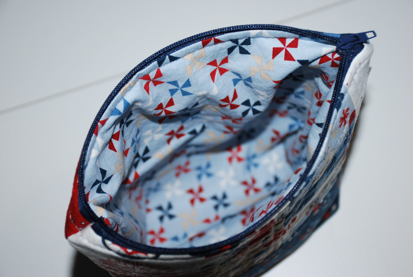 Hometown Patriotic Zipper Pouch Pinwheels