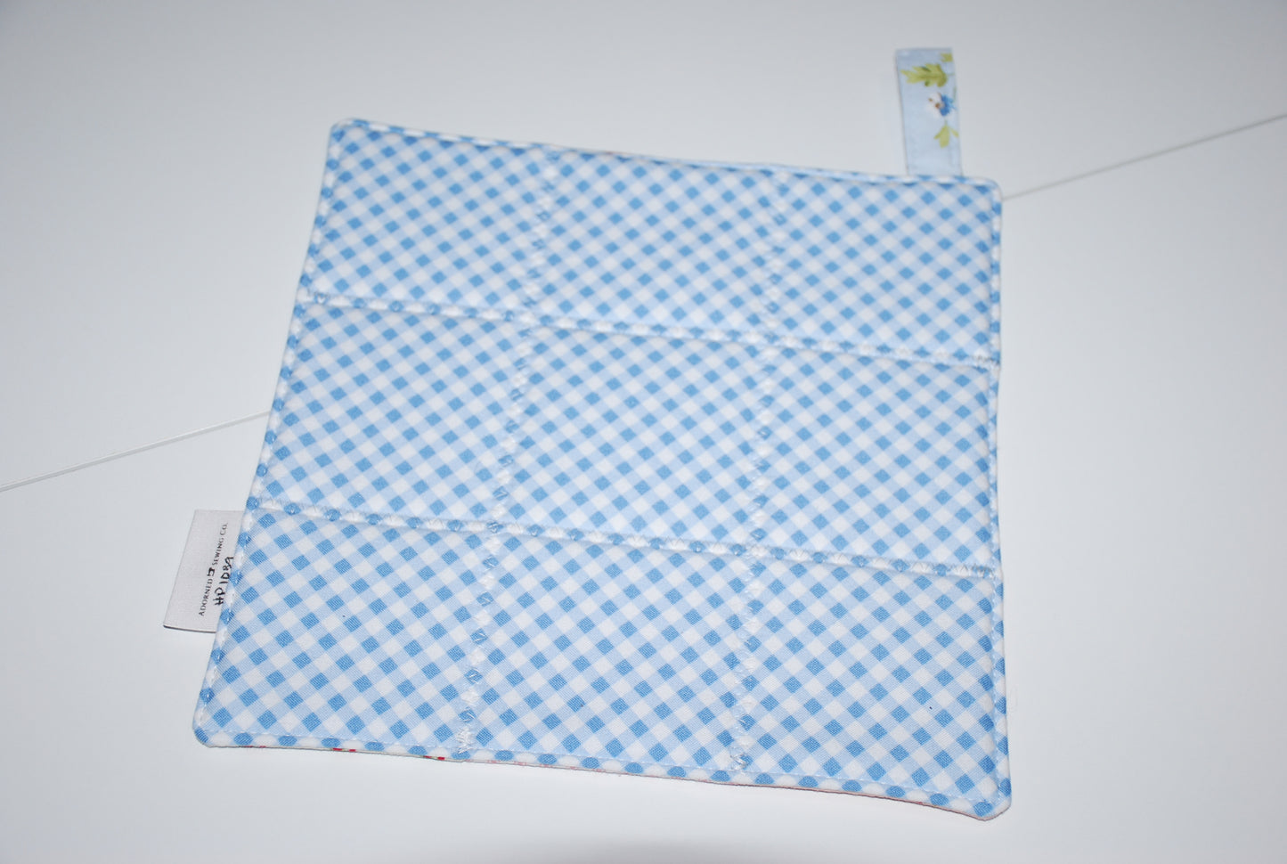 Sweet Liberty Hot Pad Blue Checkered