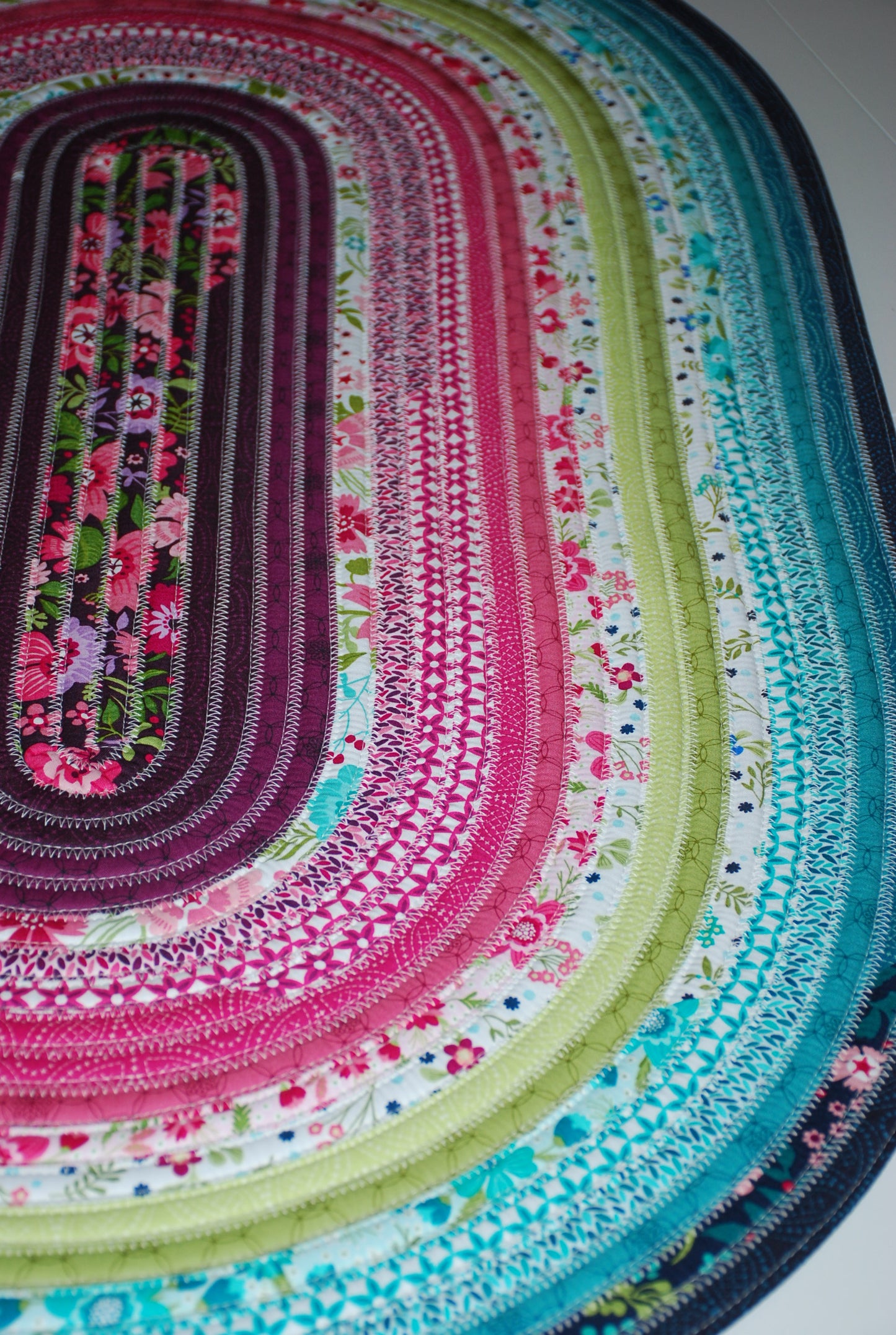 Secret Garden Jelly Roll Rug