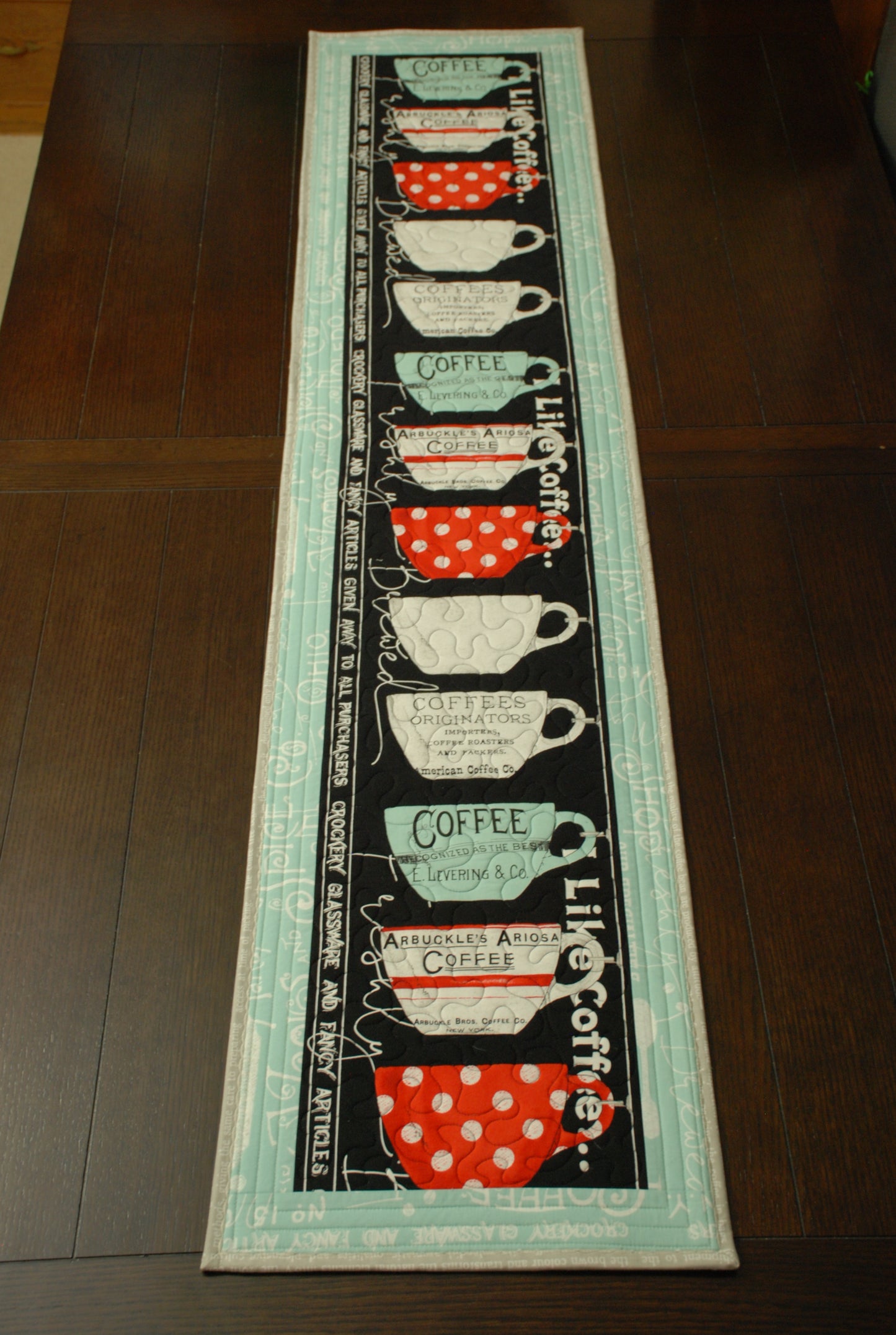 Quilted Thermal Coffee Table Runner