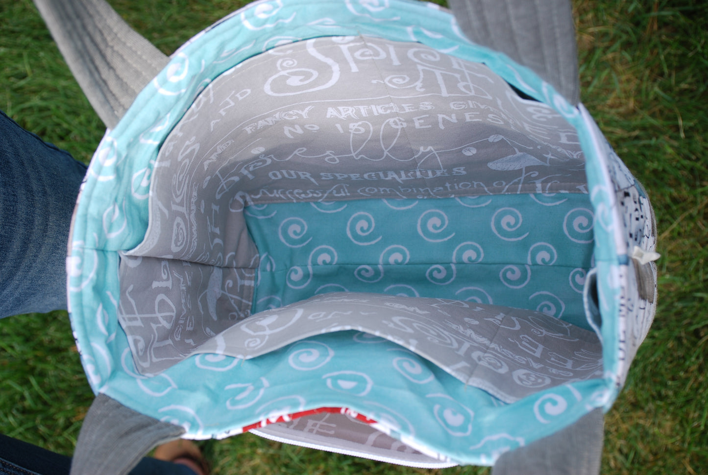 Quilted Coffee Pot Tote Bag