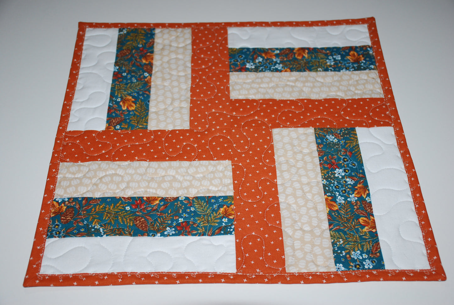 Fall Table Topper and Hot Pad