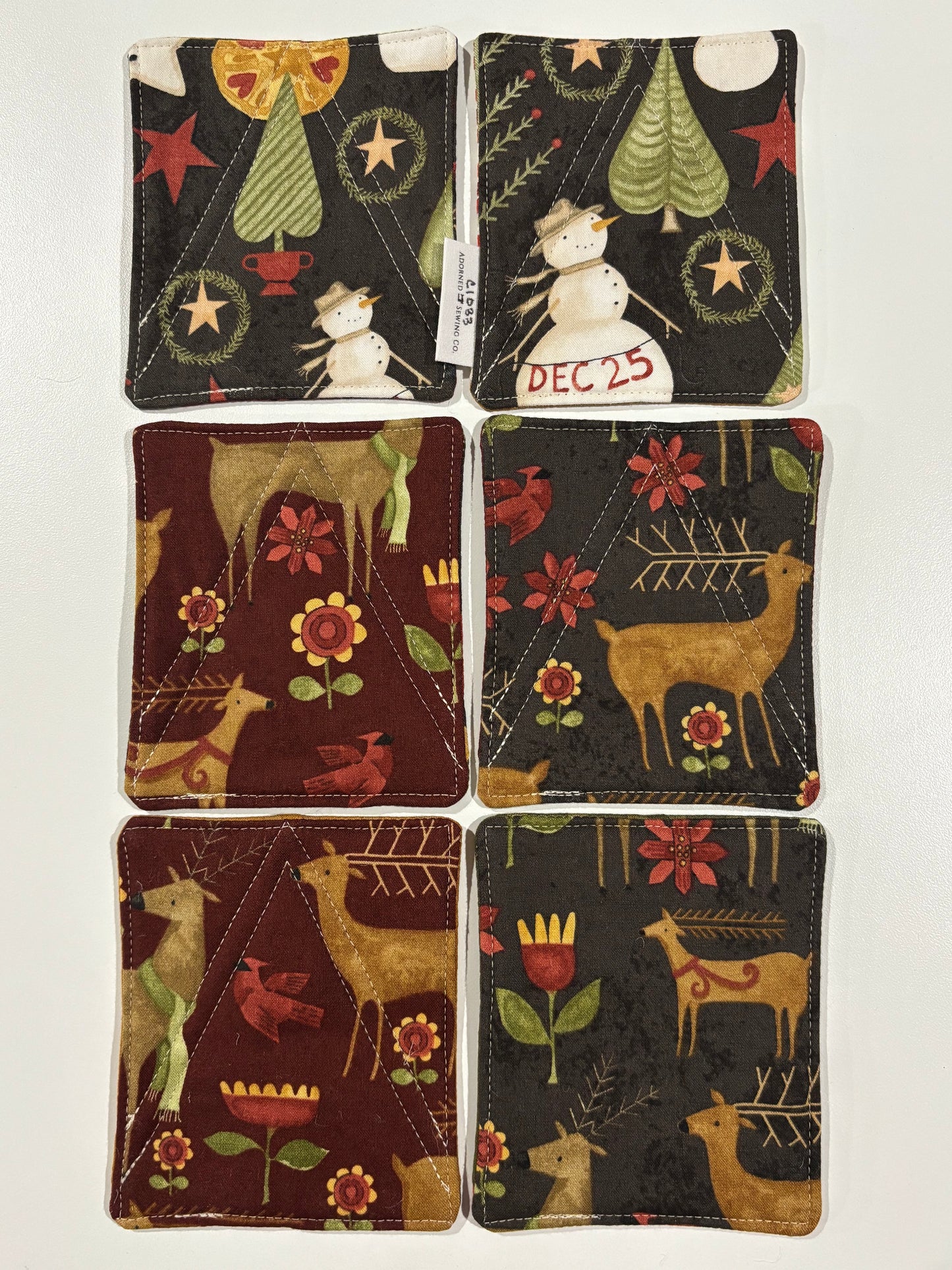 Country Christmas Coasters