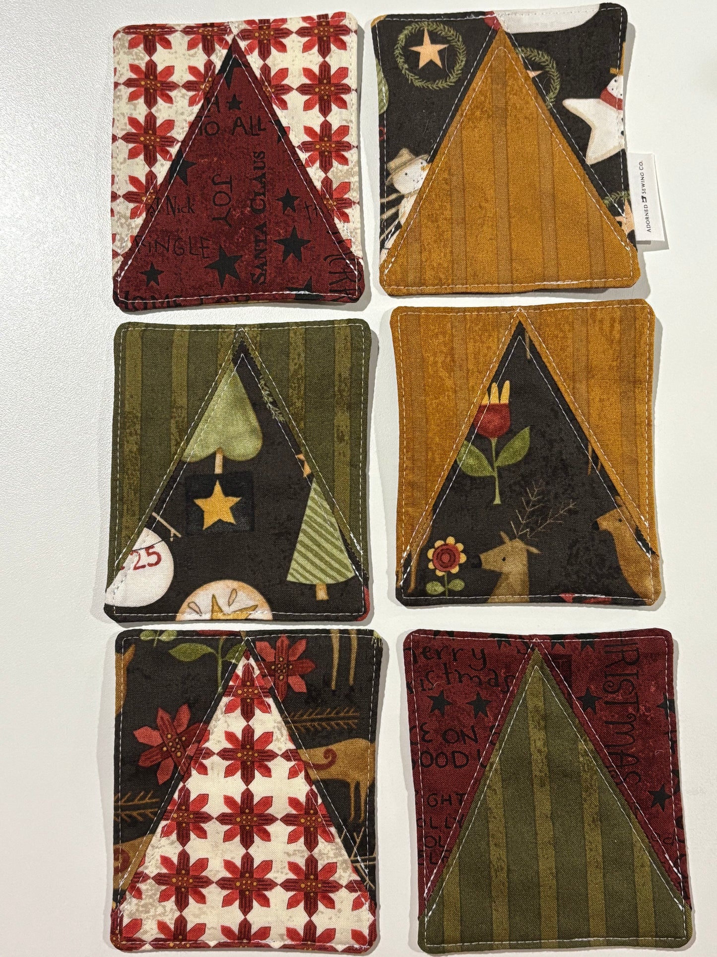 Country Christmas Coasters