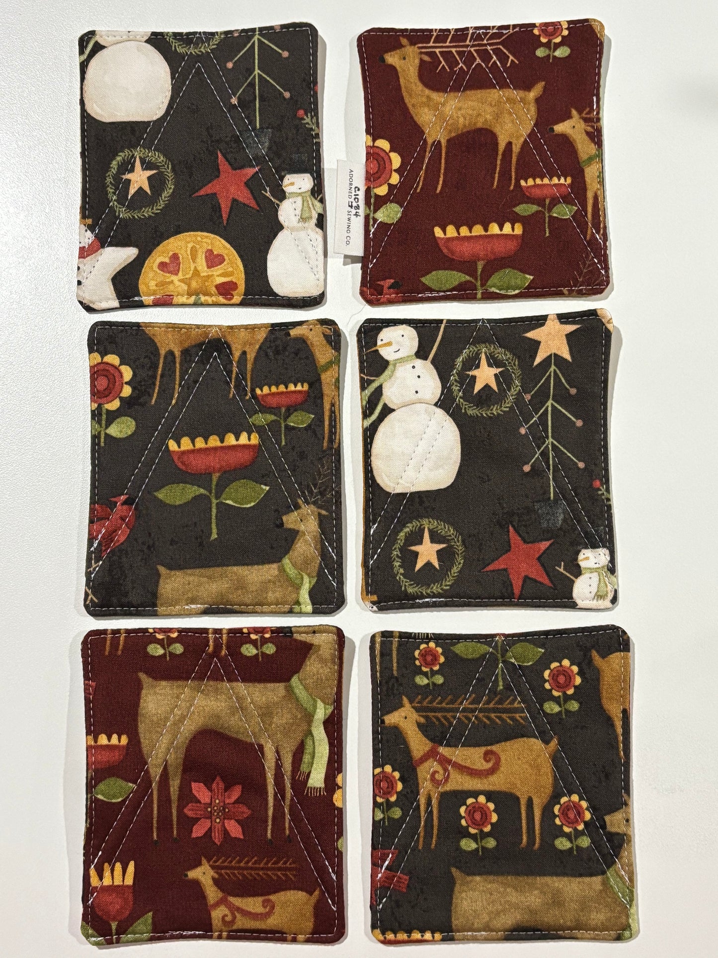 Country Christmas Coasters