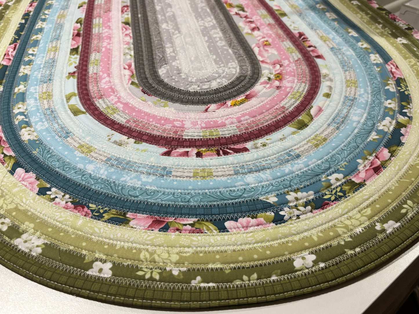 Camelia Jelly Roll Rug