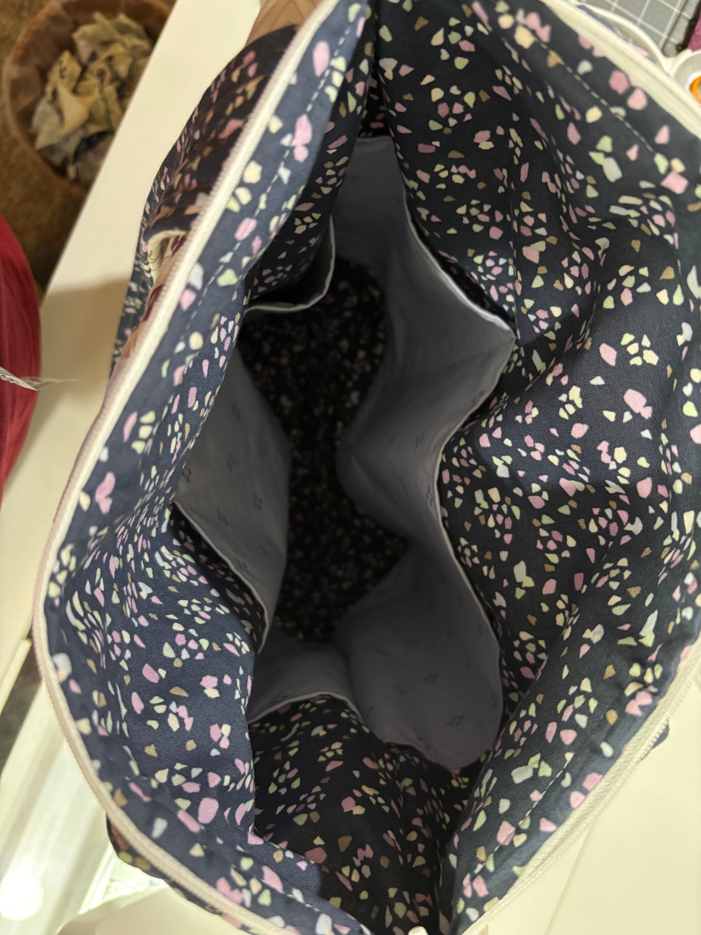 Sea Glass Summer Quilted Tote Bag