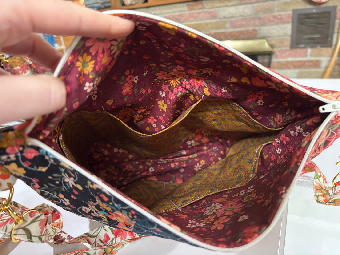 Sage Wood Quilted Purse