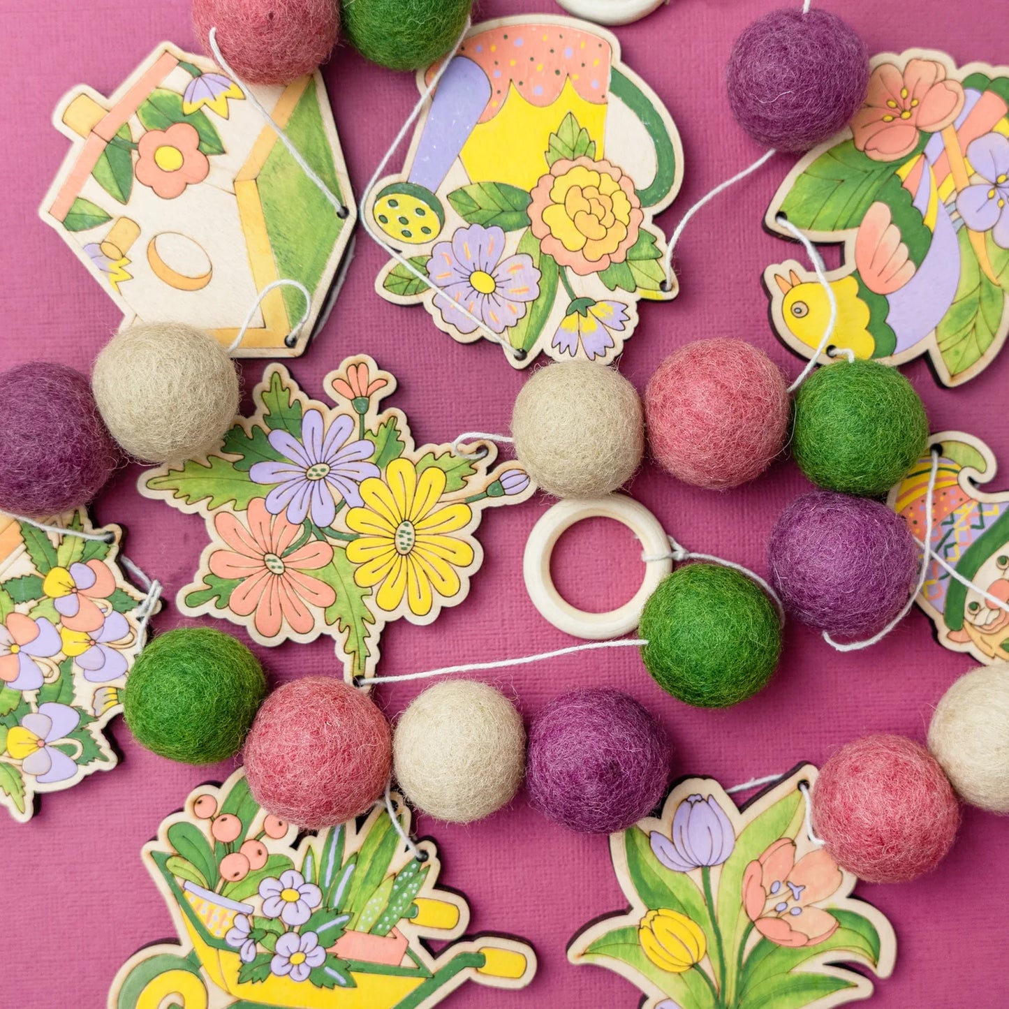 Woodsy Craft Co. - Garden DIY Garland Kit