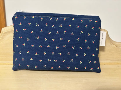 Midnight Tulip Small Zipper Pouch