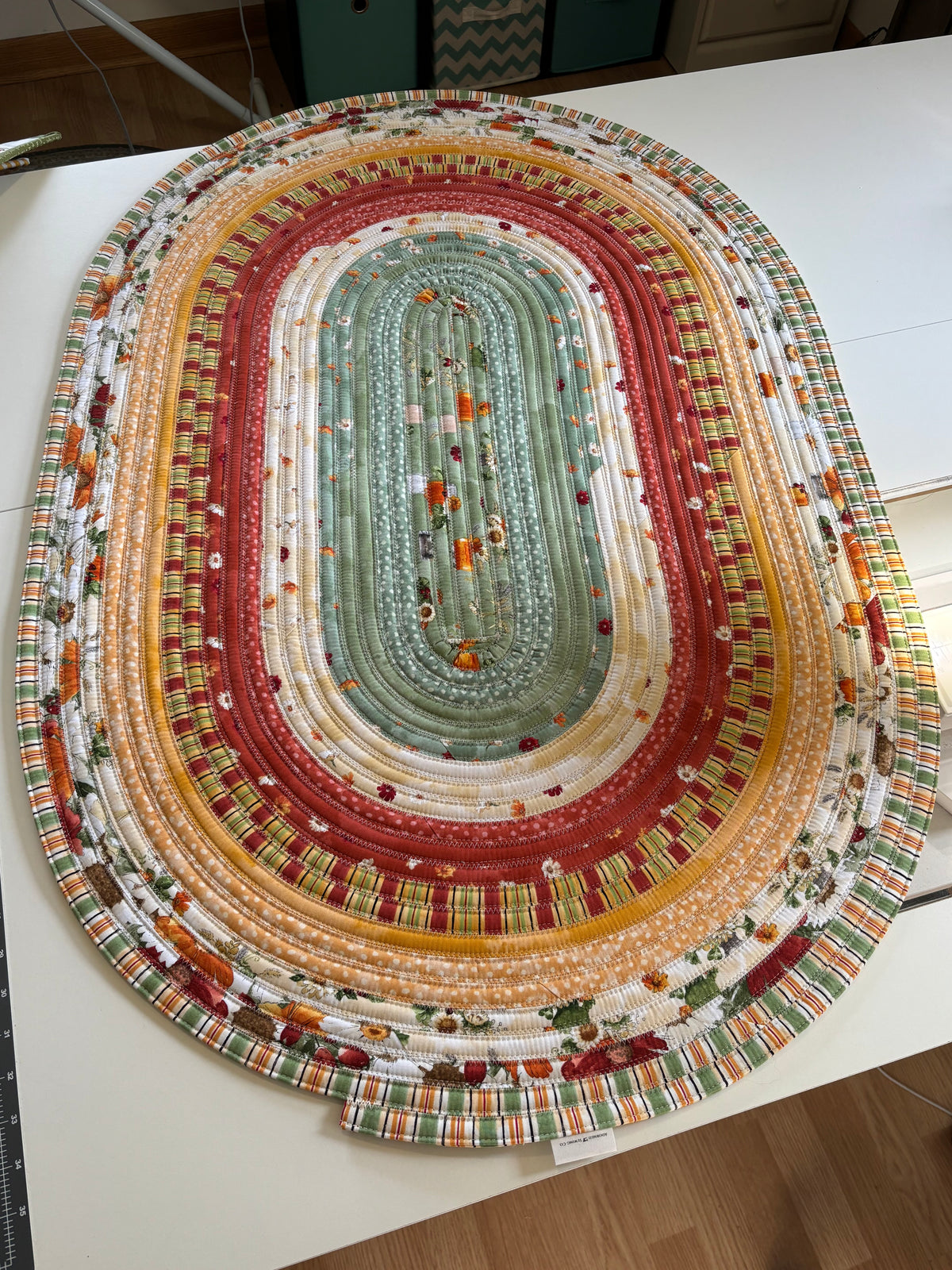 Harvest Blooms Jelly Roll Rug