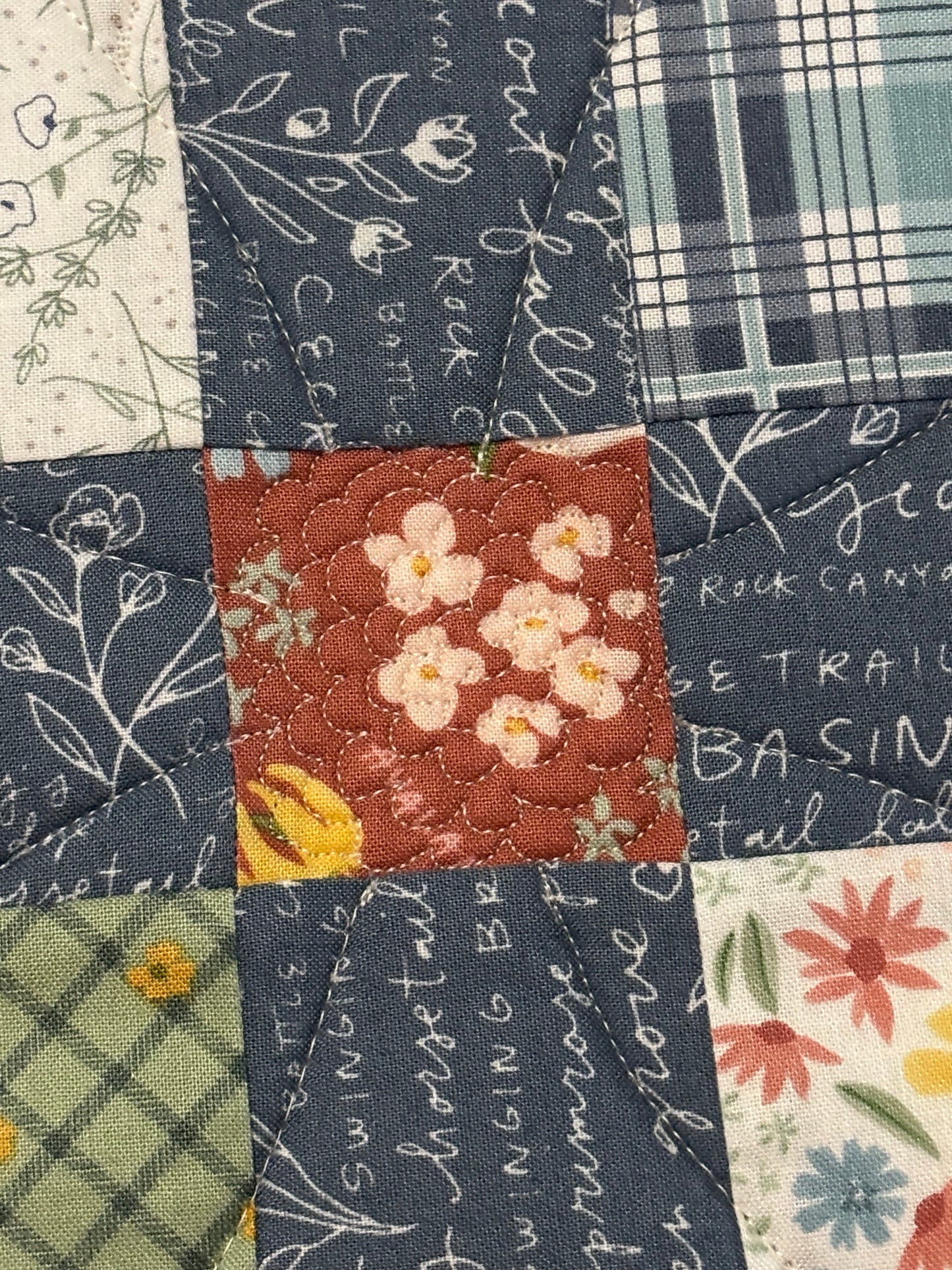 Cotton Candy Blue Spring Thermal Table Runner
