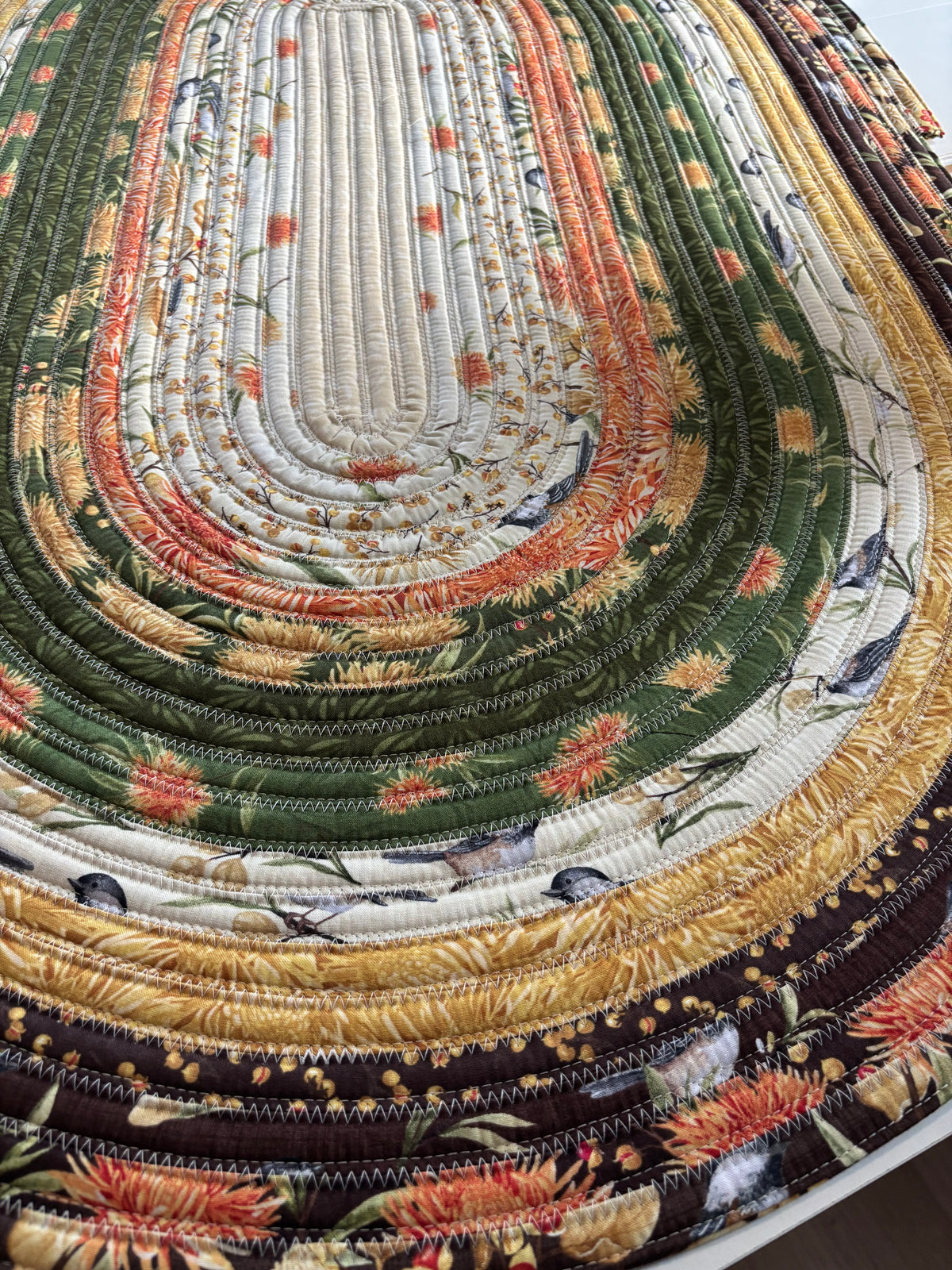 Chickadee Charm Jelly Roll Rug