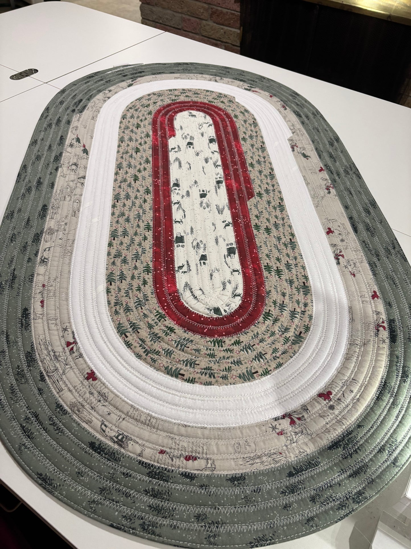 Winter Wonderland Christmas Rug