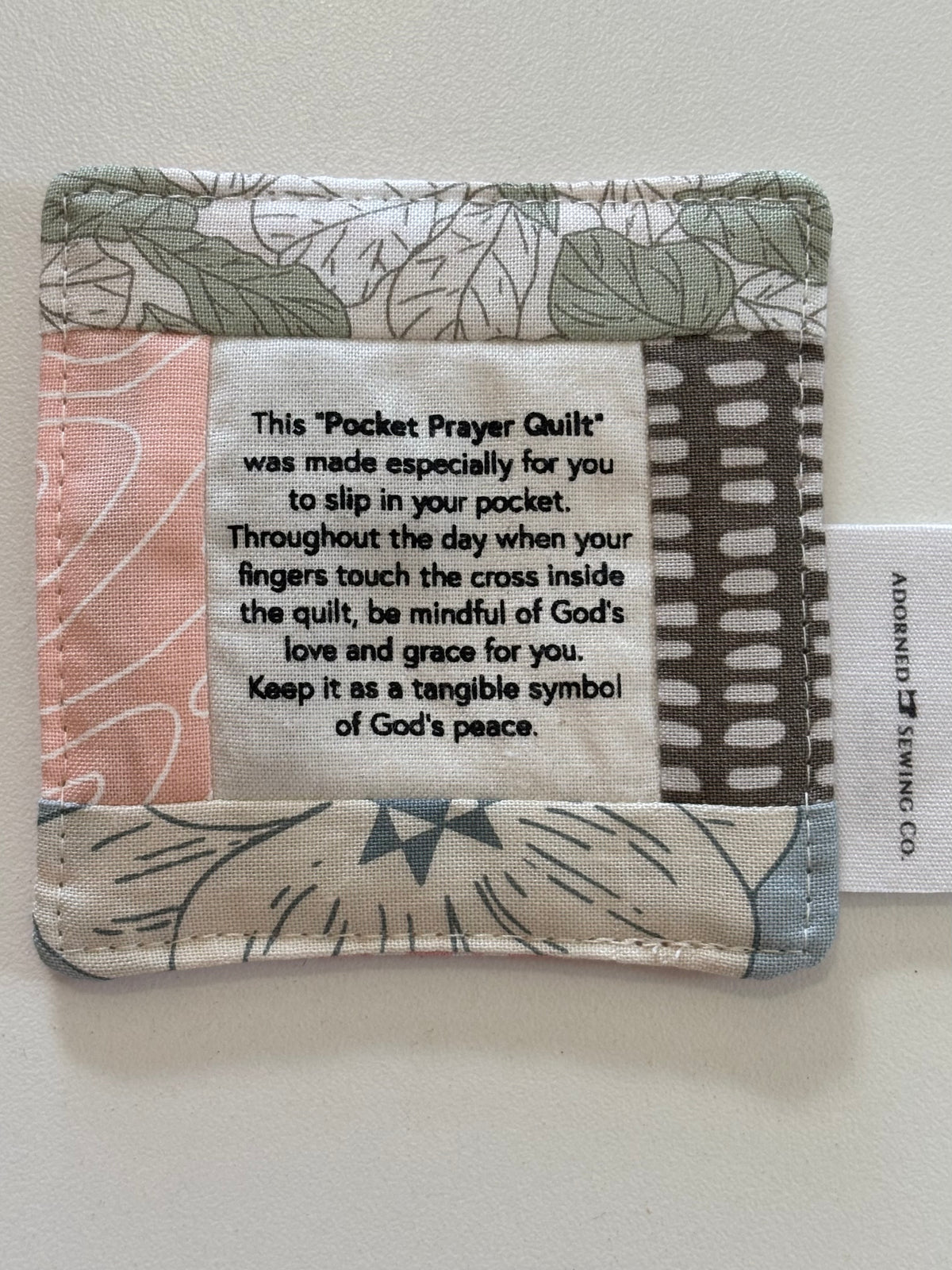 Pocket Prayer Quilt Small