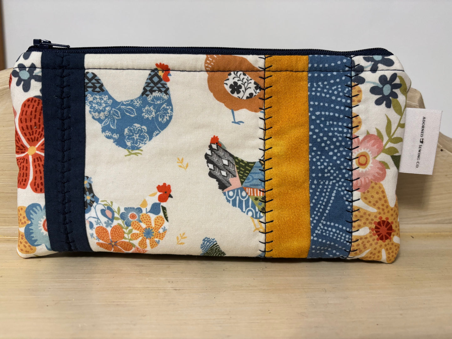 Chicken Zipper Pouch Small