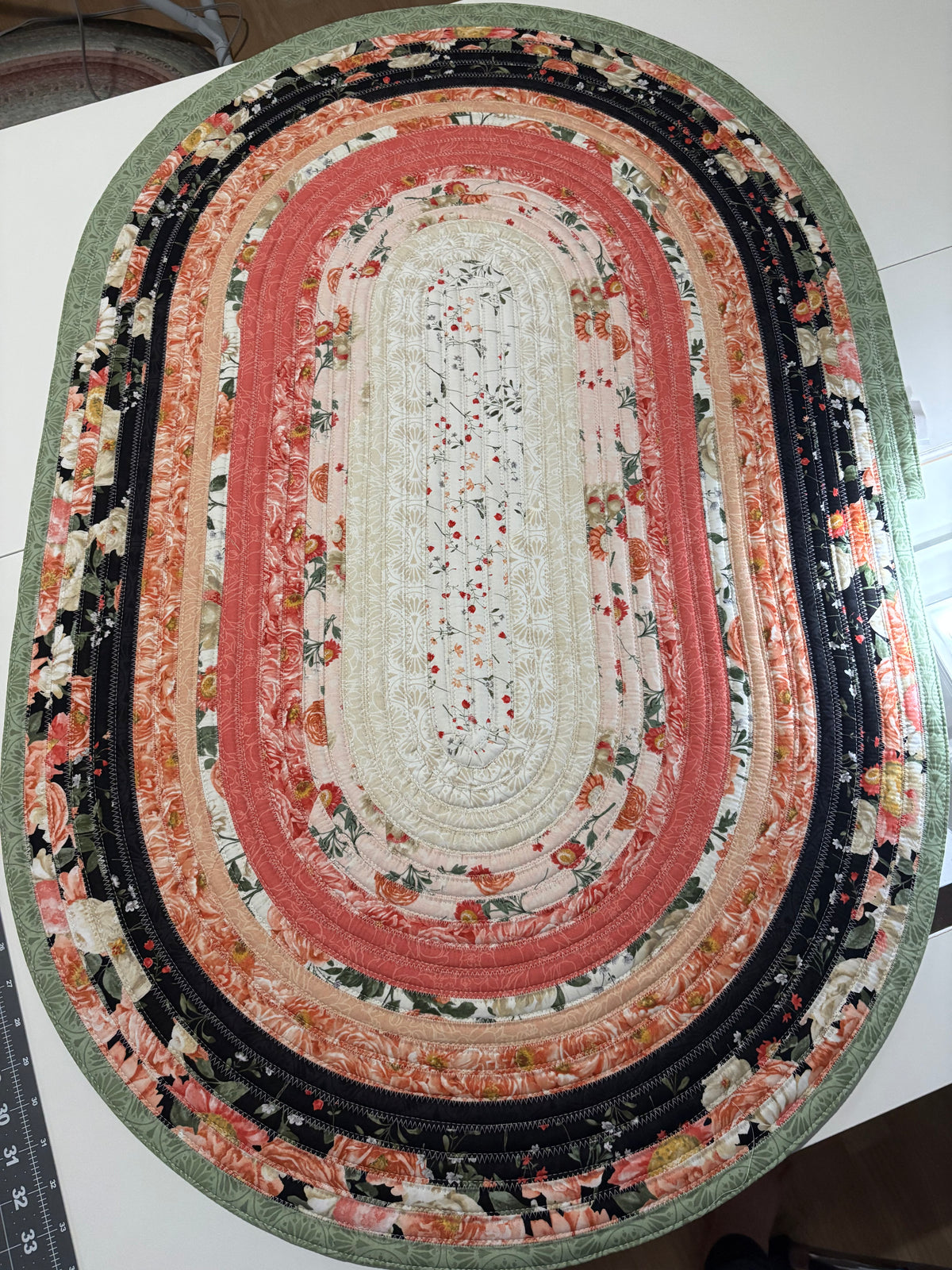 Peach Whispers Jelly Roll Rug