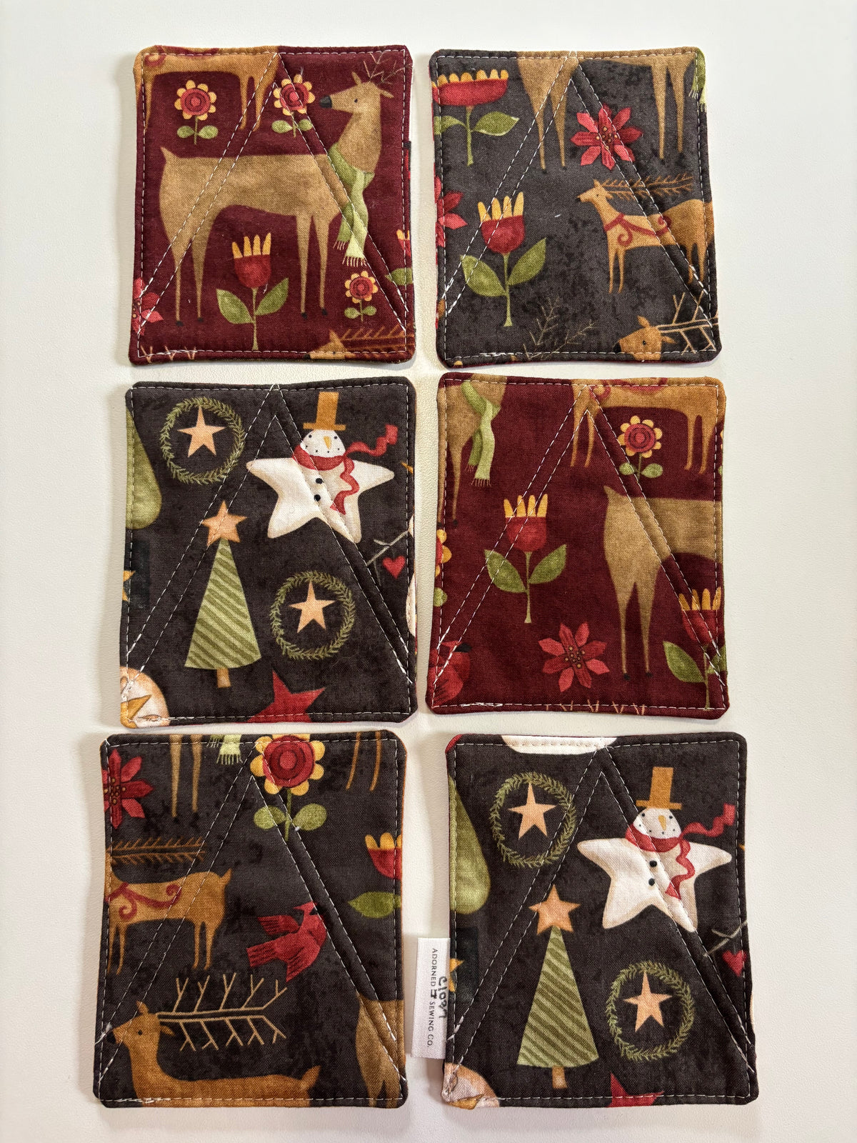Country Christmas Coasters