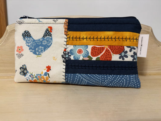 Chicken Zipper Pouch Small