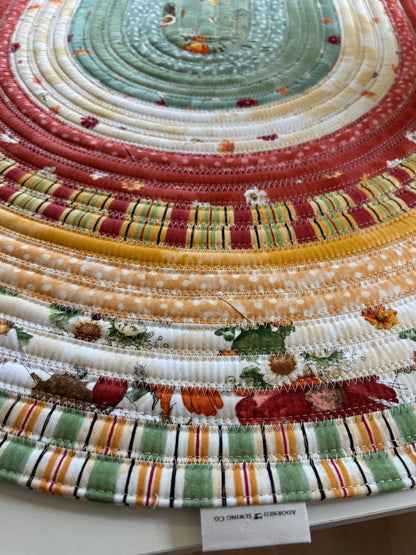 Harvest Blooms Jelly Roll Rug