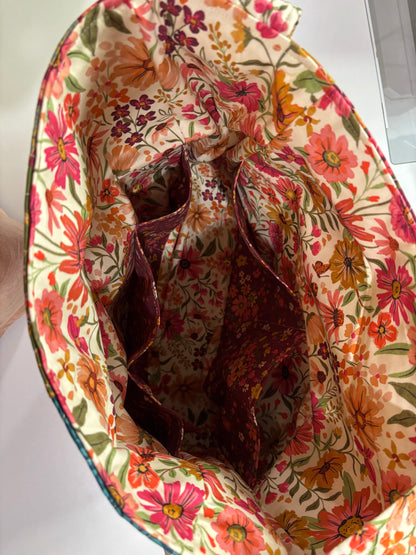 Sage Wood Quilted Tote Bag