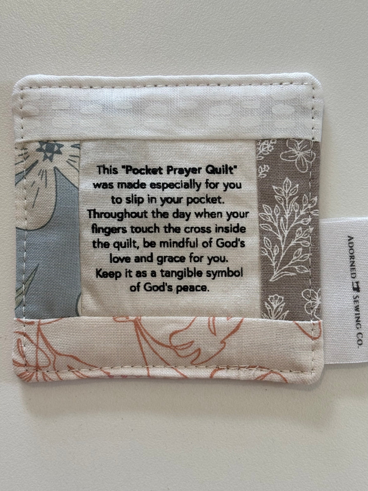Pocket Prayer Quilt Small