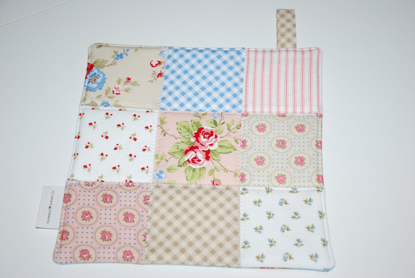 Sweet Liberty Hot Pad Blue Floral