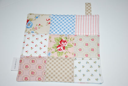 Sweet Liberty Hot Pad Blue Floral