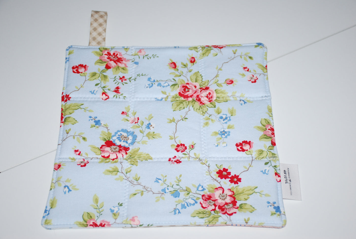 Sweet Liberty Hot Pad Blue Floral