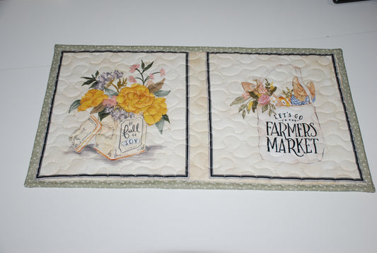 Farmer's Market Short Table Runner