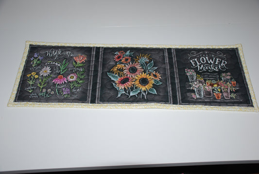 Wild Flower Short Table Runner