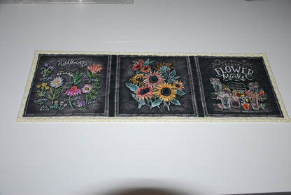 Wild Flower Short Table Runner