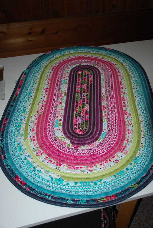 Secret Garden Jelly Roll Rug