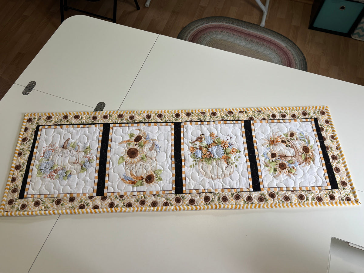 Sunflower Fields Long Table Runner