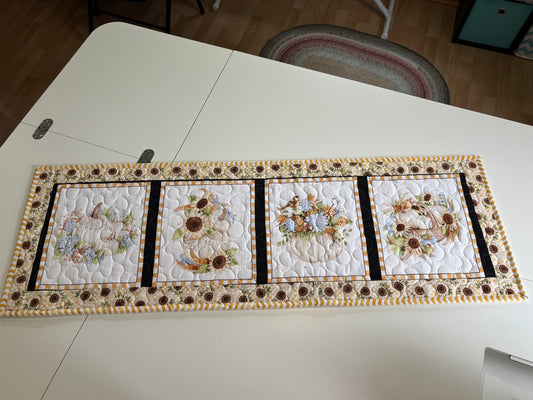 Sunflower Fields Long Table Runner
