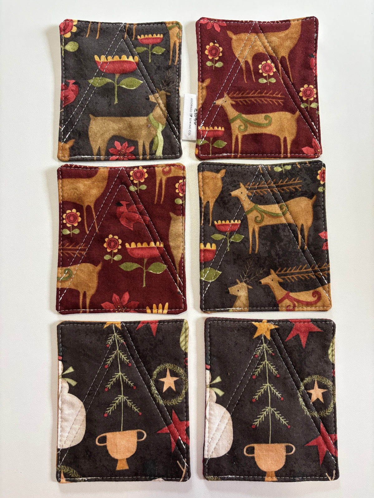 Country Christmas Coasters