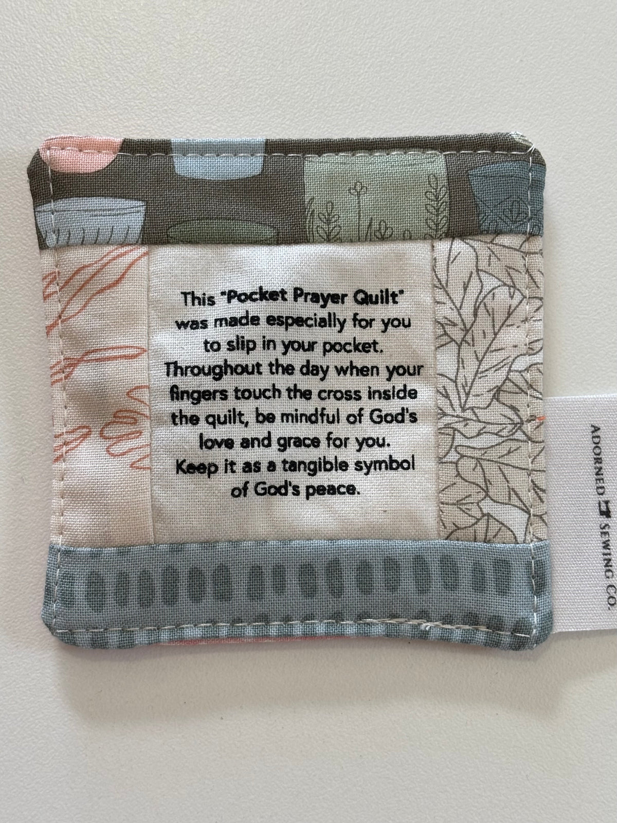 Pocket Prayer Quilt Small