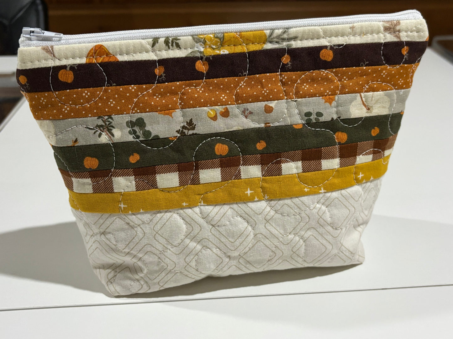 Pumpkin Spice Zipper Pouch