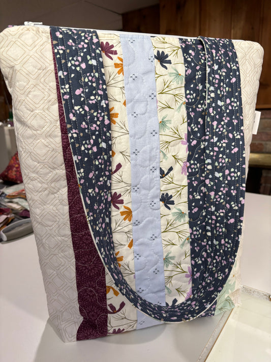 Sea Glass Summer Quilted Tote Bag