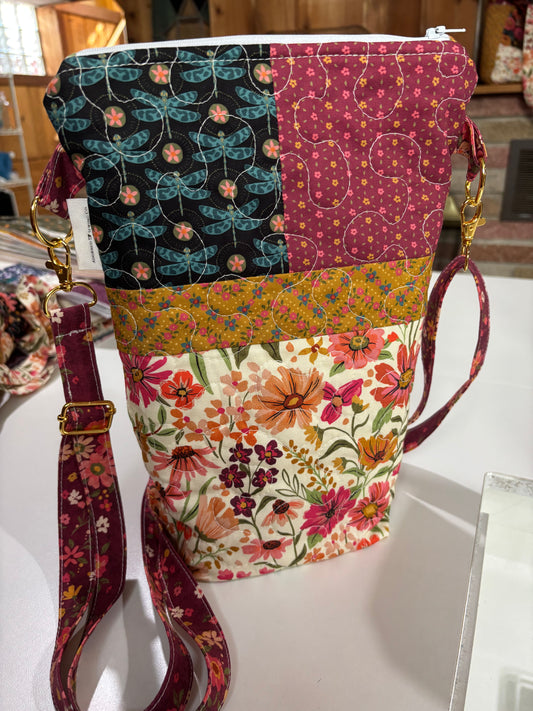 Sage Wood Quilted Purse
